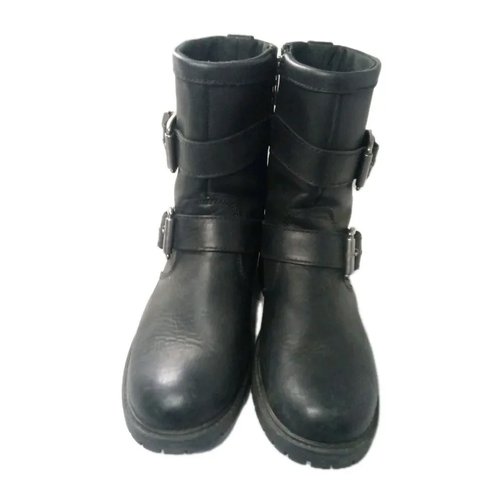 Harley-Davidson Wilder Black Leather Boots Men's Size 8.5 D93279 Retail $199